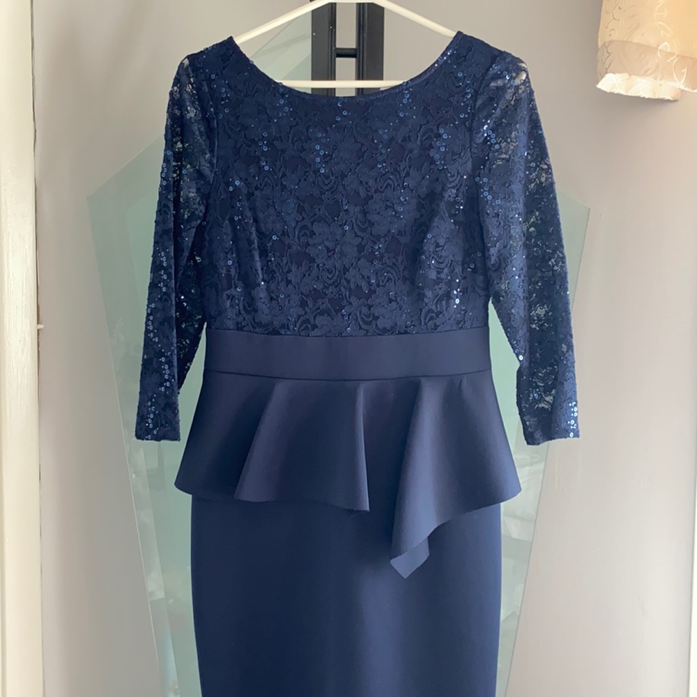 Navy Blue Mermaid Dress